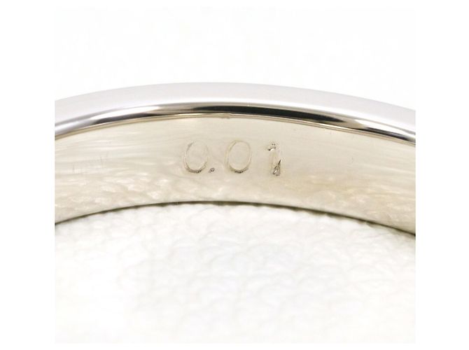 Autre Marque PT900 Platinring mit Diamant - Ansicht 5
