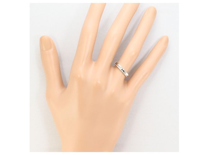 Autre Marque PT900 Platinring mit Diamant - Ansicht 6