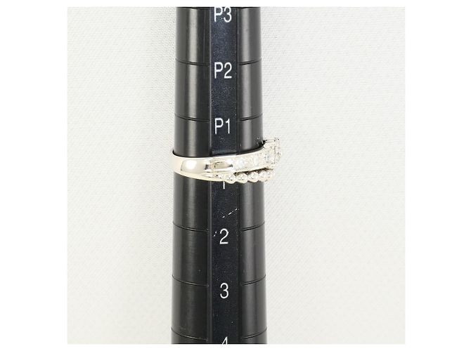 Autre Marque PT900 Platinring mit Diamant - Ansicht 7