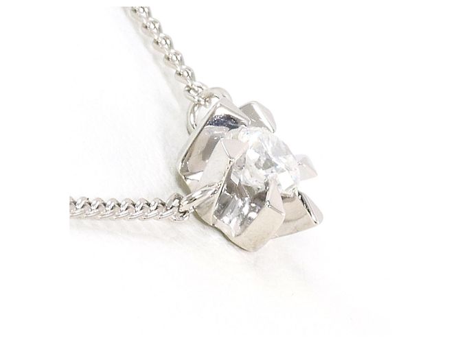 Autre Marque PT850 Platin-Halskette mit Diamant - Ansicht 2