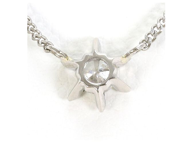 Autre Marque PT850 Platin-Halskette mit Diamant - Ansicht 3