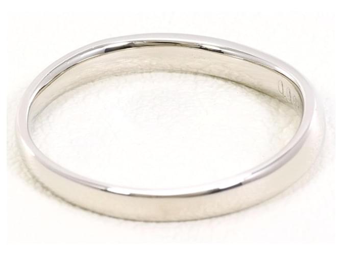 Autre Marque Platinring mit Diamant - Ansicht 3