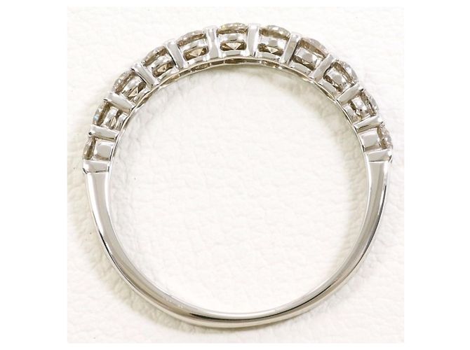 Autre Marque Anello a fascia in platino con diamante - vista 2
