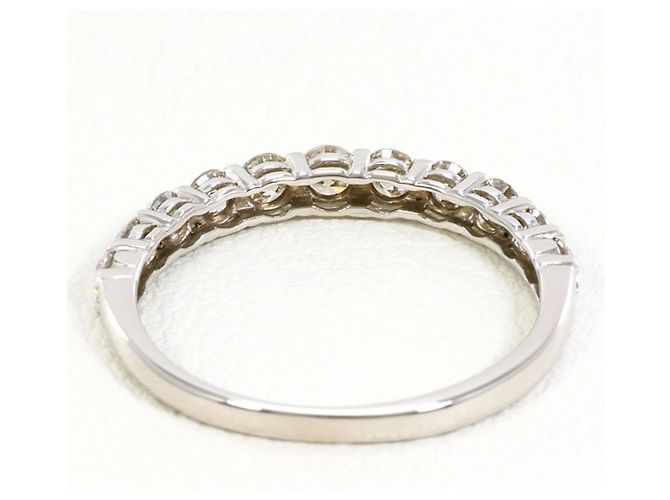 Autre Marque Anello a fascia in platino con diamante - vista 3