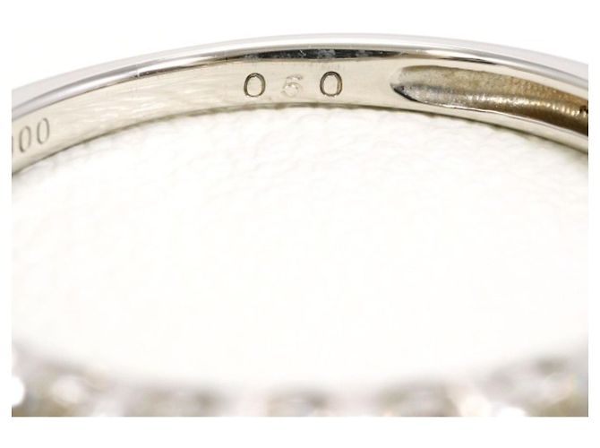 Autre Marque Anello a fascia in platino con diamante - vista 5