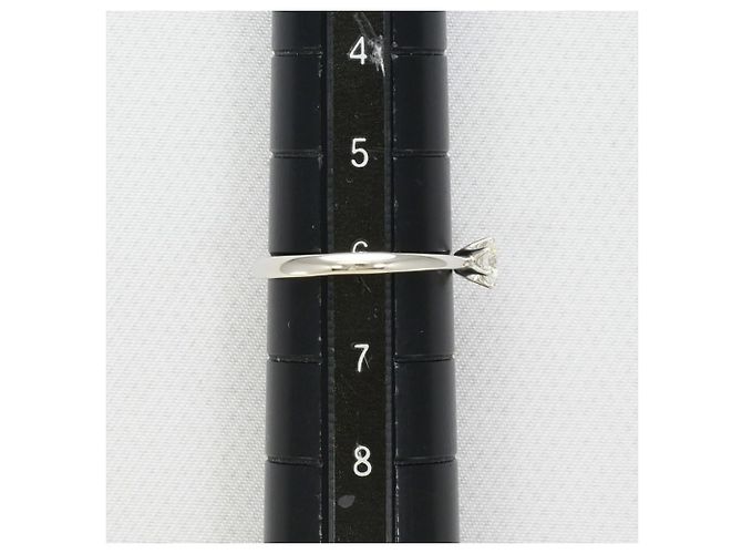 Autre Marque PT900 Platinring mit Diamant - Ansicht 6