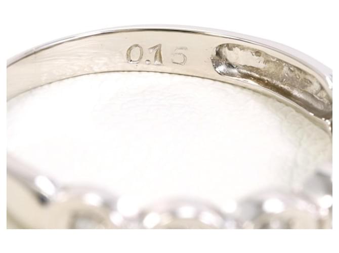 Autre Marque Platinring mit Diamant - Ansicht 5