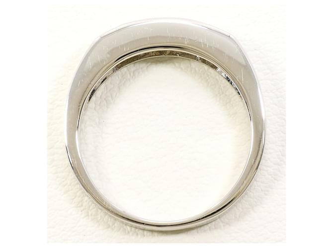 Autre Marque Platinring mit Diamant - Ansicht 3