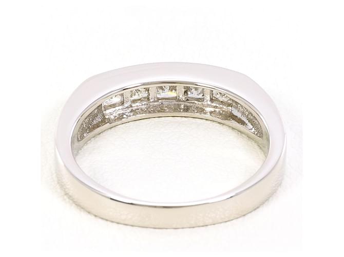 Autre Marque Platinring mit Diamant - Ansicht 4