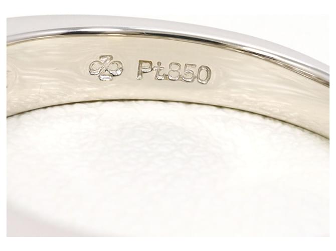 Autre Marque Platinring mit Diamant - Ansicht 5