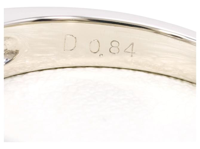 Autre Marque Platinring mit Diamant - Ansicht 6
