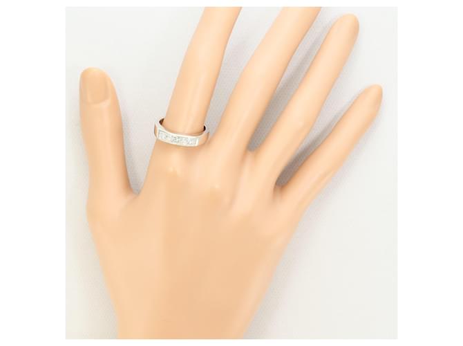 Autre Marque Platinring mit Diamant - Ansicht 7