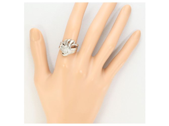 Autre Marque PT900 Platinring mit Diamant - Ansicht 7
