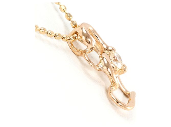 Autre Marque Collana in oro rosa 14K con diamante D'oro - vista 2