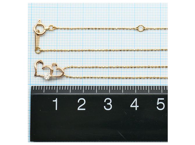 Autre Marque Collana in oro rosa 14K con diamante D'oro - vista 4