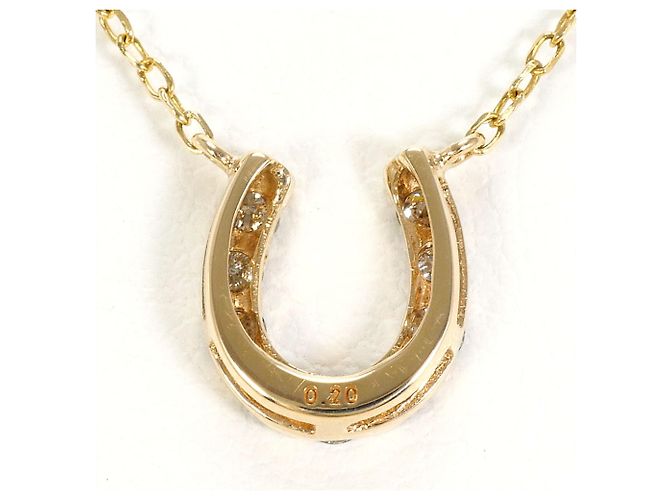 Autre Marque Collana in oro giallo 10K con diamante D'oro - vista 3