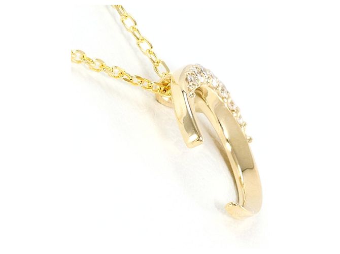 Autre Marque Collana in oro giallo 10K con diamante D'oro - vista 2