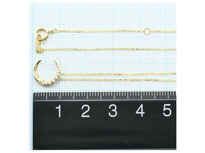 Autre Marque Collana in oro giallo 10K con diamante D'oro - vista 4