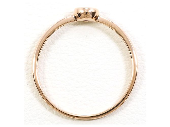Autre Marque 10K Roségold-Ring mit Diamant Golden - Ansicht 2
