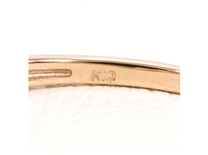 Autre Marque 10K Roségold-Ring mit Diamant Golden - Ansicht 4