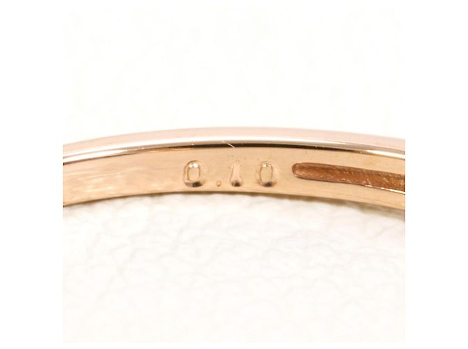 Autre Marque 10K Roségold-Ring mit Diamant Golden - Ansicht 5
