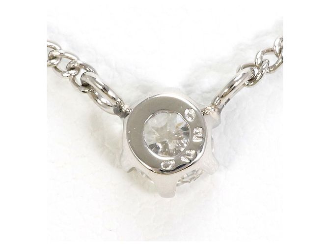 Autre Marque Platinhalskette mit Diamant - Ansicht 3
