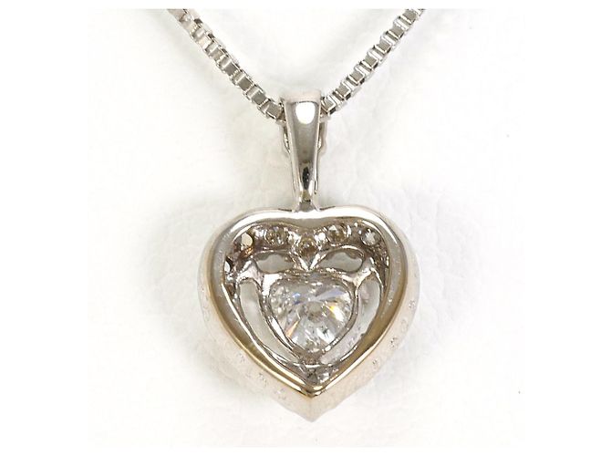 Autre Marque Collana in oro bianco 14K con diamanti D'oro - vista 3