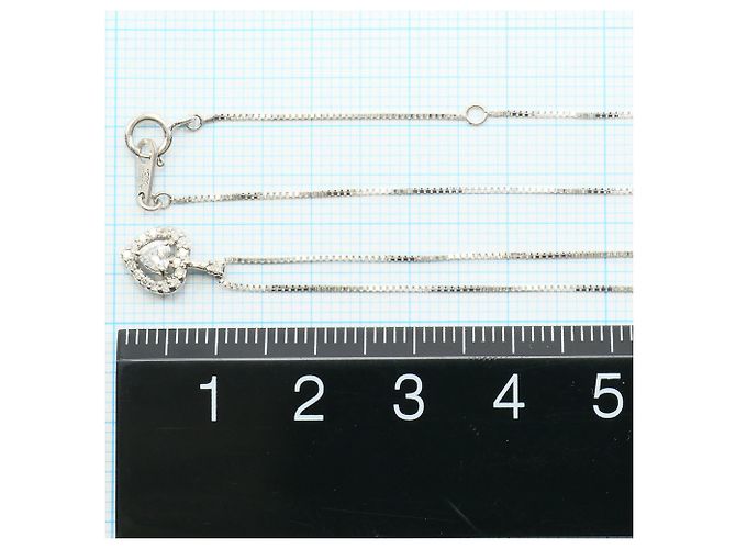 Autre Marque Collana in oro bianco 14K con diamanti D'oro - vista 4