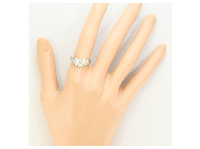 Autre Marque PT850 Platinring mit Diamant - Ansicht 6