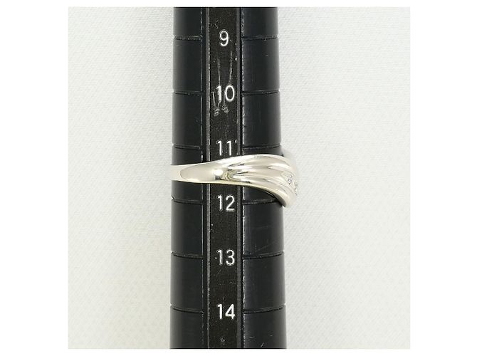 Autre Marque PT850 Platinring mit Diamant - Ansicht 7