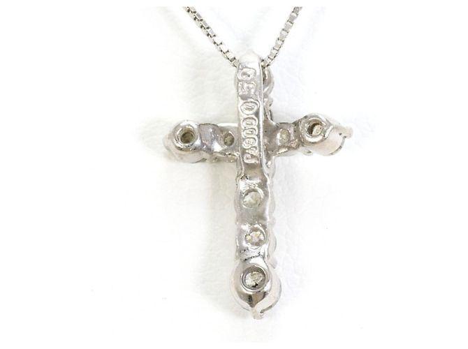 Autre Marque PT900 Platin-Halskette mit Diamant - Ansicht 3