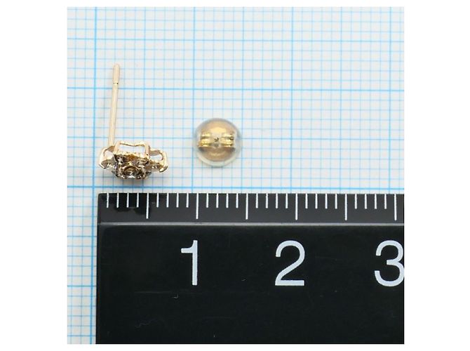 Autre Marque Orecchini a lobo con diamanti e oro rosa 14K D'oro - vista 3
