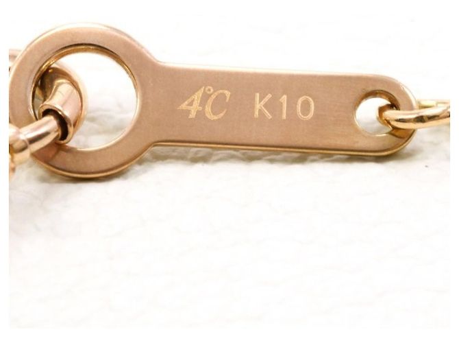 Autre Marque Collana in oro rosa 10K 4°C con diamanti D'oro - vista 4