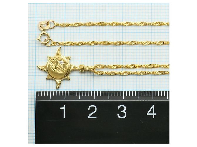 Autre Marque Collana in oro giallo 14K con diamanti D'oro - vista 4