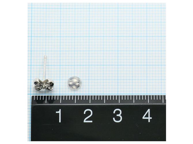 Autre Marque Orecchini a lobo con diamante e platino PT900 e PT950 - vista 3