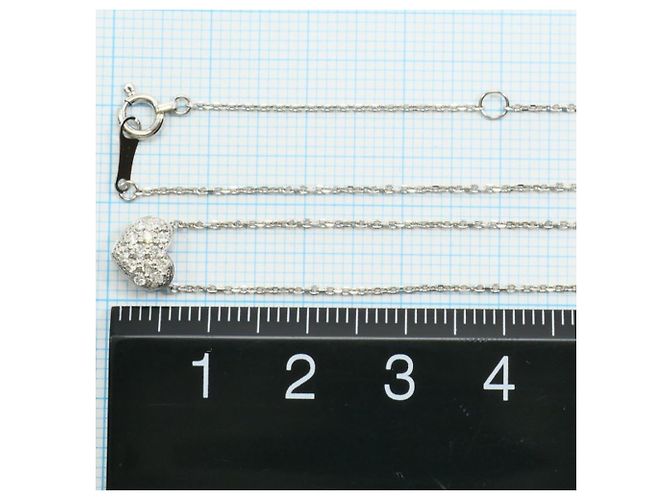 Autre Marque Platinum Diamond Necklace - view 4