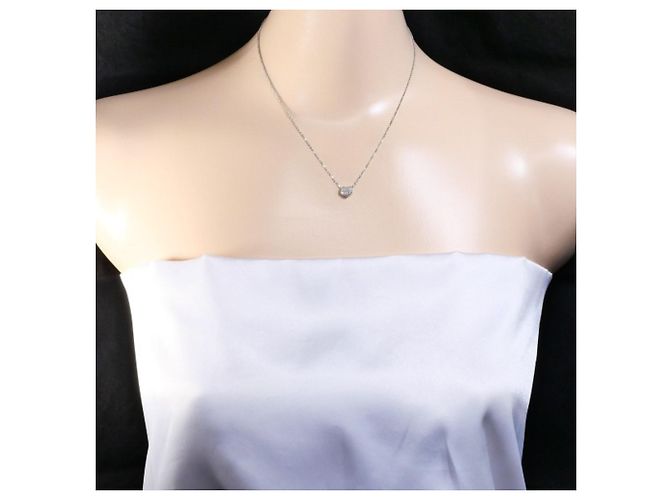 Autre Marque Platinum Diamond Necklace - view 5