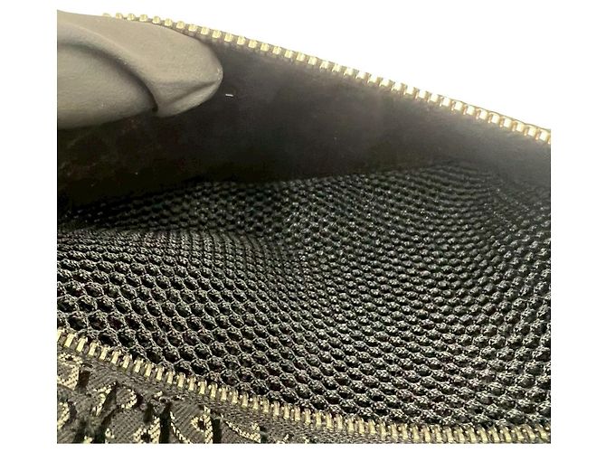 Borsa Mini Boston Christian Dior Trotter nera Nero - vista 10