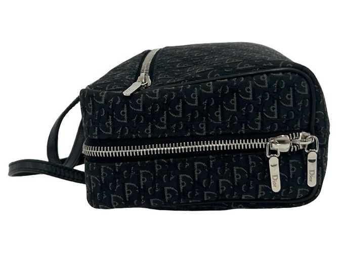 Borsa Mini Boston Christian Dior Trotter nera Nero - vista 5