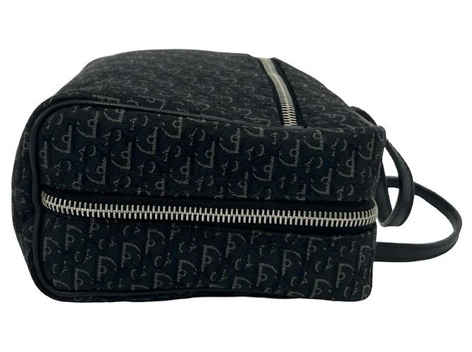 Borsa Mini Boston Christian Dior Trotter nera Nero - vista 6