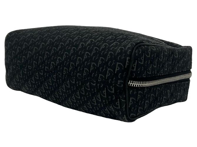 Borsa Mini Boston Christian Dior Trotter nera Nero - vista 8