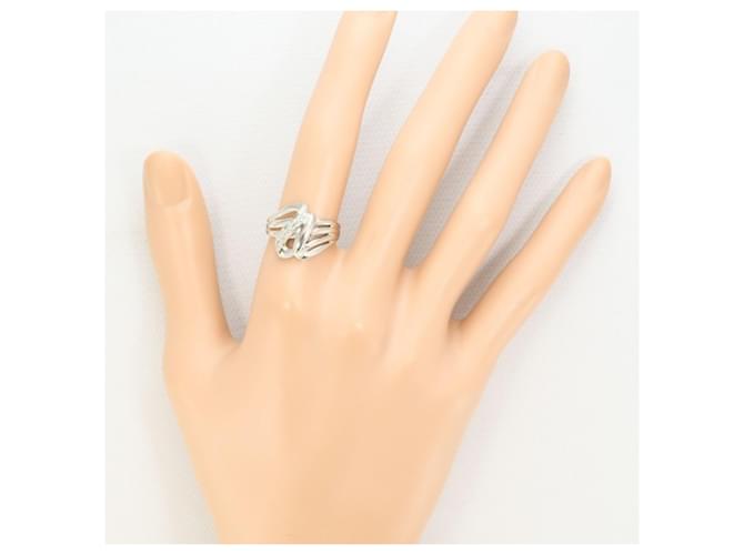 Autre Marque Platinring mit Diamant - Ansicht 6