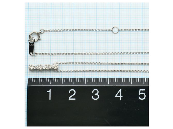 Autre Marque Collana in platino PT900 con diamante - vista 4