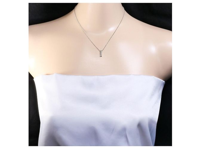 Autre Marque Collana in platino PT900 con diamante - vista 5