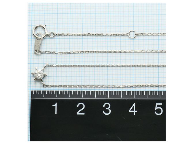 Autre Marque Collana PT PT850 Platinum con Diamante - vista 4