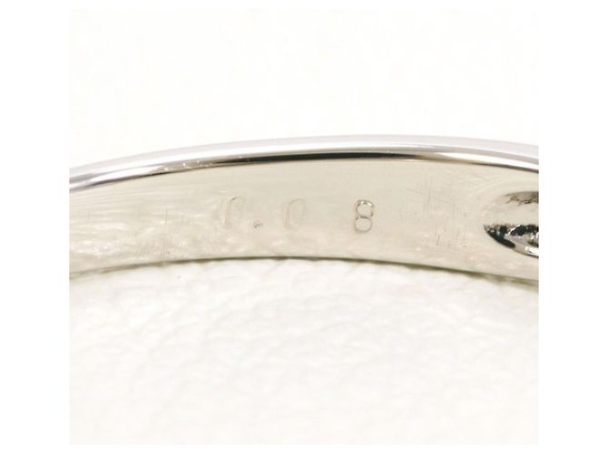 Autre Marque PT900 Platinring mit Diamant - Ansicht 5