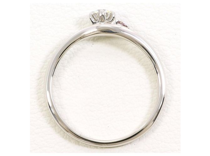 Autre Marque Platin- und Diamantring Pink - Ansicht 2
