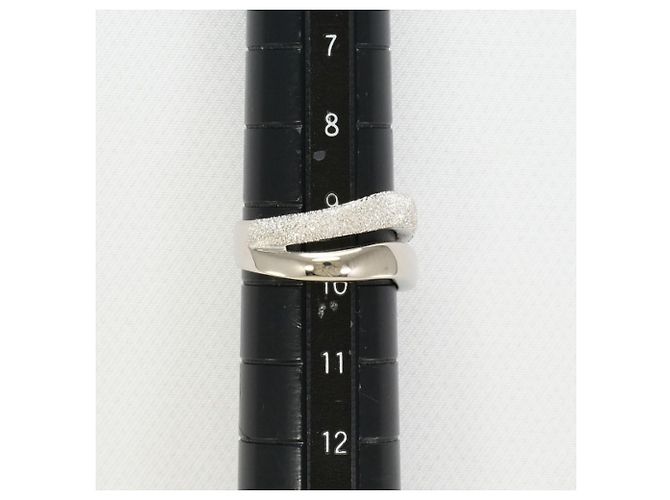 Autre Marque 14K Weißgold Ringband Golden - Ansicht 6