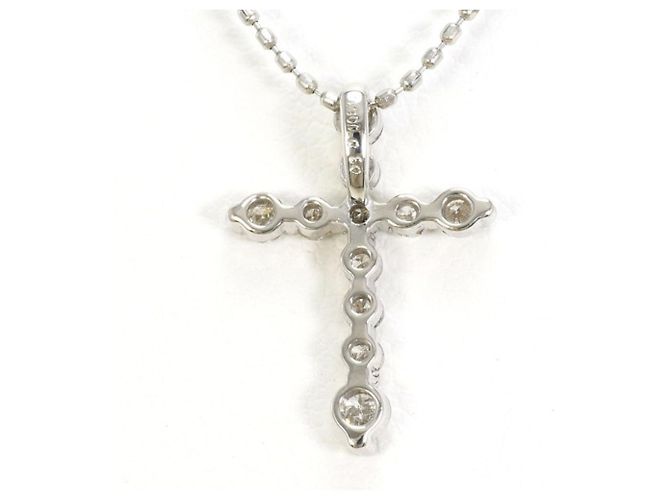 Autre Marque Collar de platino y diamantes - vista 3