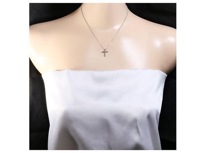Autre Marque Collar de platino y diamantes - vista 5